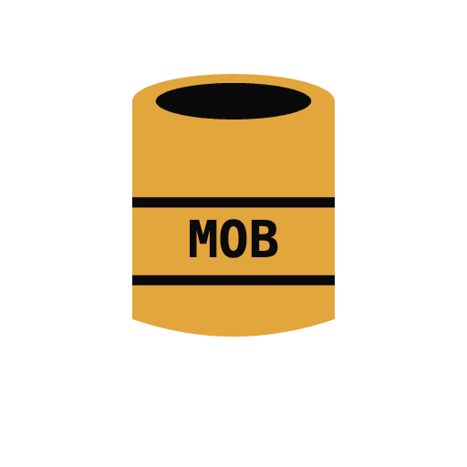 MOB barrel logo